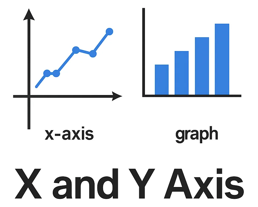 x and y axis